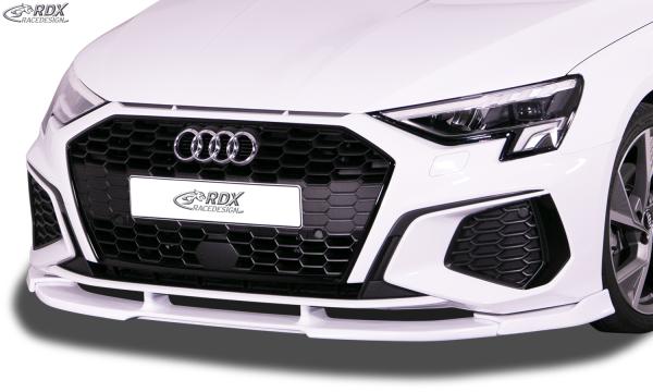 RDX Frontspoilerlippe VARIO-X für AUDI A3 8Y S-Line & S3 Frontlippe Front Ansatz Vorne Spoilerlippe