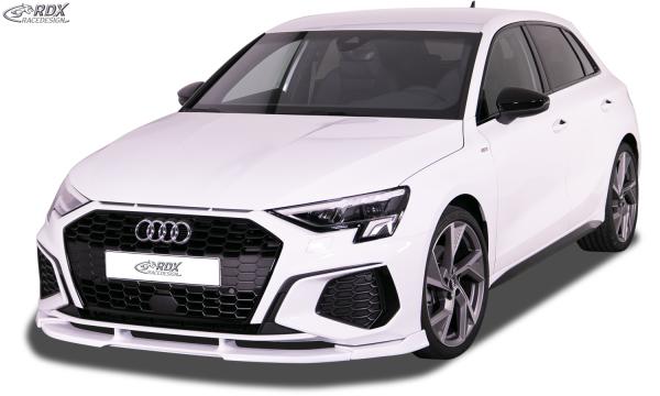 RDX Frontspoilerlippe VARIO-X für AUDI A3 8Y S-Line & S3 Frontlippe Front Ansatz Vorne Spoilerlippe