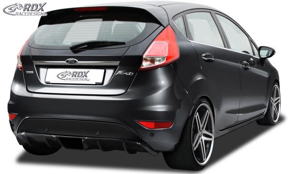 RDX Heckansatz für FORD Fiesta MK7 JA8 JR8 (2008-2012 & Facelift 2012+) Heckeinsatz Heckblende Diffusor