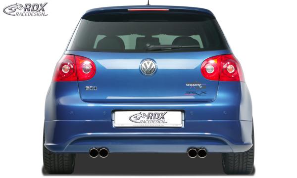 RDX Heckansatz für VW Golf 5 "R32 clean" mit Endrohrausfräsung links & rechts Heckschürze Heck