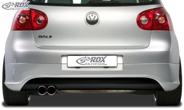 RDX Heckansatz für VW Golf 5 "R32 clean" mit Endrohrausfräsung links Heckschürze Heck