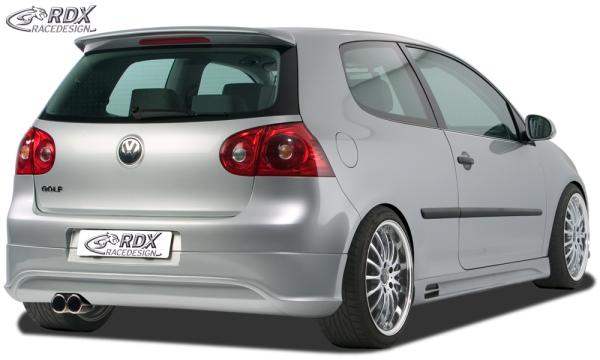 RDX Heckansatz für VW Golf 5 "R32 clean" mit Endrohrausfräsung links Heckschürze Heck
