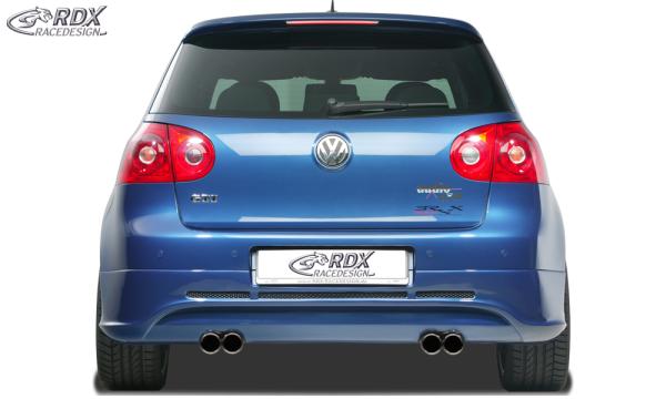 RDX Heckansatz für VW Golf 5 "GTI/R-Five" mit Endrohrausfräsung links & rechts Heckschürze Heck