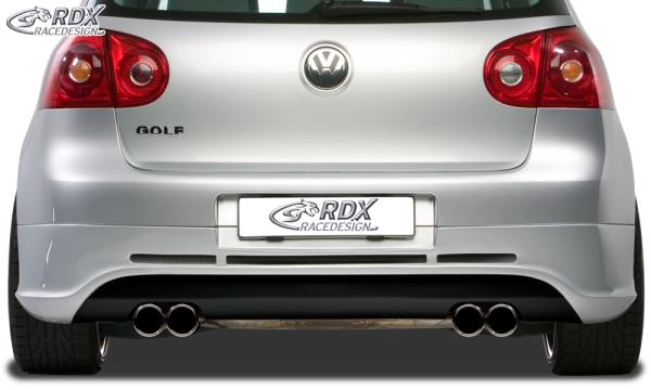RDX Heckansatz für VW Golf 5 "GTI/R-Five" mit Endrohrausfräsung links & rechts Heckschürze Heck