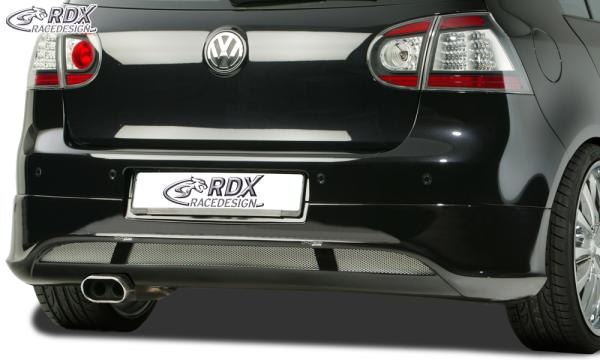 RDX Heckansatz für VW Golf 5 "V2" mit Endrohrausfräsung links Heckschürze Heck