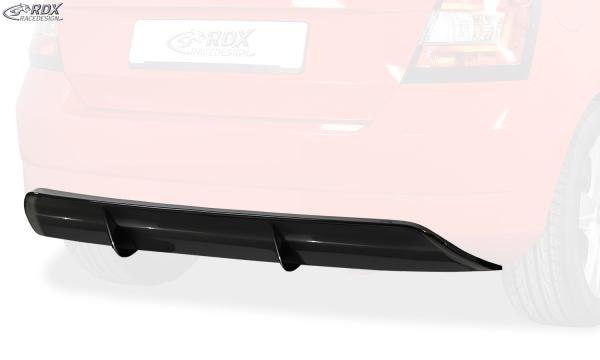 RDX Heckansatz für SKODA Fabia 3 (5J/NJ) 2014-2019 Diffusor Heckblende Heckdiffusor