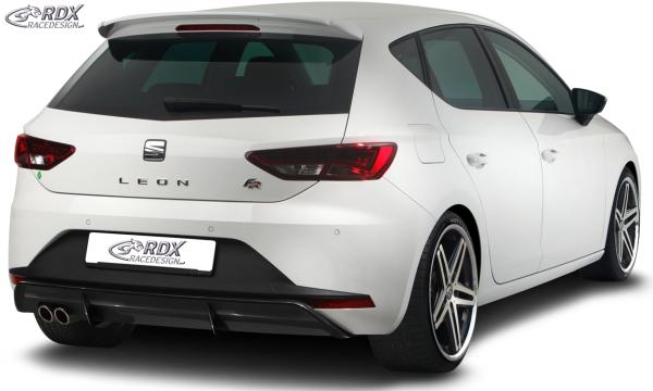 RDX Heckansatz für SEAT Leon 5F FR / Leon 5F SC FR Diffusor Heckblende Heckdiffusor