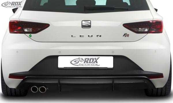 RDX Heckansatz für SEAT Leon 5F FR / Leon 5F SC FR Diffusor Heckblende Heckdiffusor
