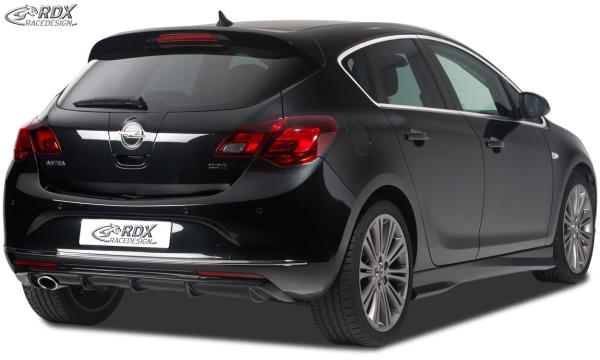RDX Heckansatz für OPEL Astra J Diffusor Heckblende Heckdiffusor