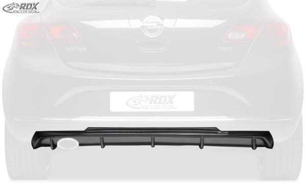 RDX Heckansatz für OPEL Astra J Diffusor Heckblende Heckdiffusor
