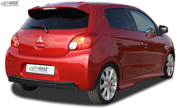 RDX Heckansatz für MITSUBISHI Space Star & Mirage -2016 Diffusor Heckblende Heckdiffusor