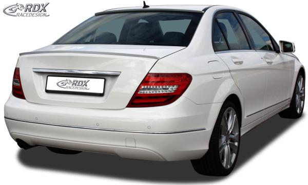RDX Hecklippe für MERCEDES C-Klasse W204 Heckklappenspoiler Heckspoiler