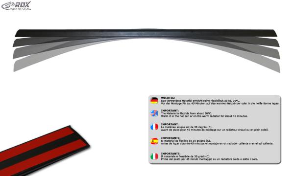 RDX Hecklippe oben für BMW 3er G20 Heckscheibenblende