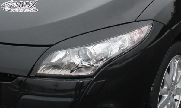 RDX Scheinwerferblenden für RENAULT Megane 3 2008-2013 Böser Blick