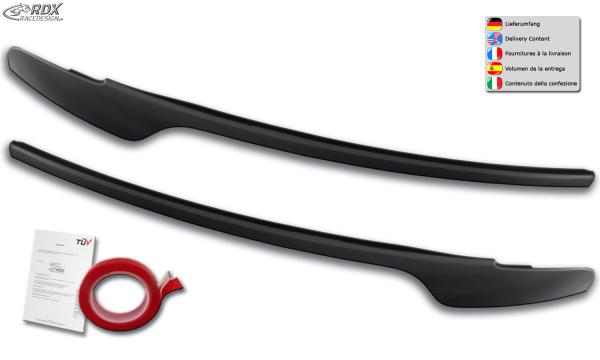 RDX Scheinwerferblenden für AUDI A4 B8, B81, 8K Facelift (2011-2015) Böser Blick