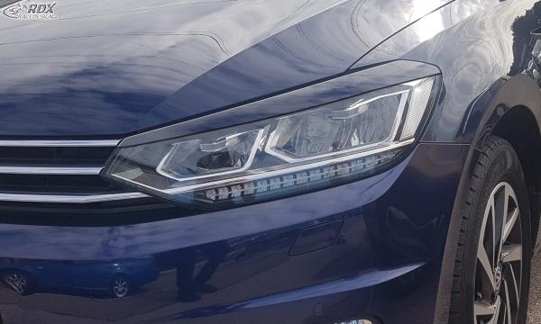 RDX Scheinwerferblenden für VW Touran 5T (2015+ nur für LED-Scheinwerfer) Böser Blick
