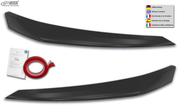 RDX Scheinwerferblenden für PEUGEOT 208 & 2008 (U / 2019+) Böser Blick