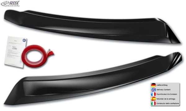 RDX Scheinwerferblenden für DACIA Duster II SR (Mod. 2018-2024) schwarz glänzend Böser Blick