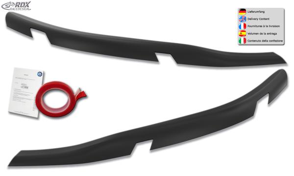 RDX Scheinwerferblenden für FORD Tourneo Custom & Transit Custom (für LED, 2023-heute) Böser Blick