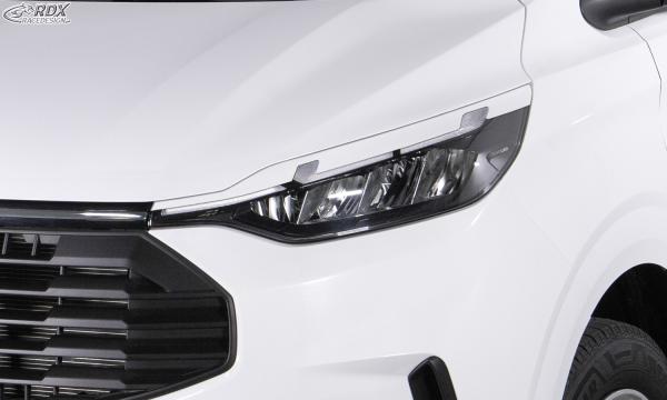 RDX Scheinwerferblenden für FORD Tourneo Custom & Transit Custom (für LED, 2023-heute) Böser Blick