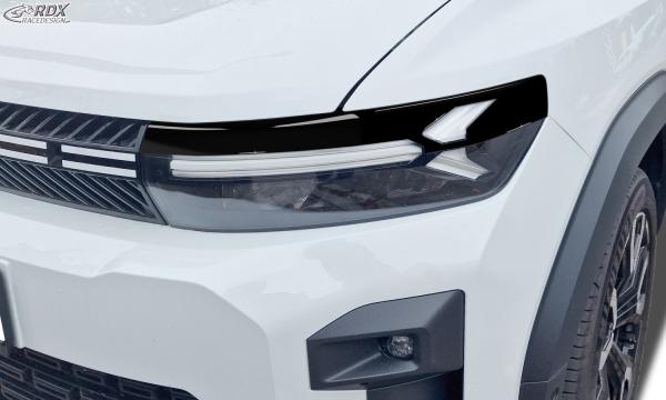 RDX Scheinwerferblenden für DACIA Duster III DJF (Mod. 2024-heute) & Bigster DJF (Mod. 2025-heute) schwarz glänzend Böser Blick