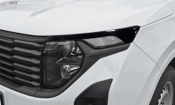 RDX Scheinwerferblenden für FORD Transit Courier & Tourneo Courier (N1P / N3P | 2024+) schwarz glänzend Böser Blick