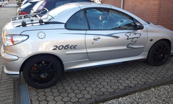 RDX Seitenschweller für PEUGEOT 206 / 206CC "Slim"