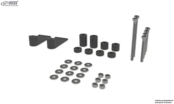 Montageset für RDX Vario-X Frontspoilerlippe Zubehörset