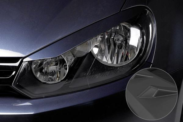 CSR Scheinwerferblenden für VW Golf 6 SB030-L Lackierung erforderlich (unlackiert roh)
