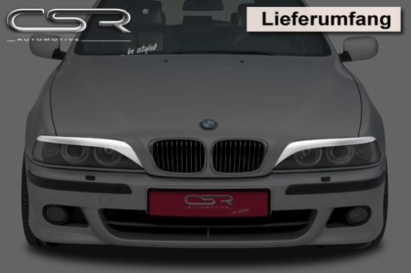 CSR Scheinwerferblenden Carbon Look für BMW 5er E39 SB060-C Carbon Look Hochglanz (keine Lackierung erforderlich)