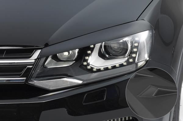 CSR Scheinwerferblenden für VW Touareg II (Typ 7P) SB085-L Lackierung erforderlich (unlackiert roh)