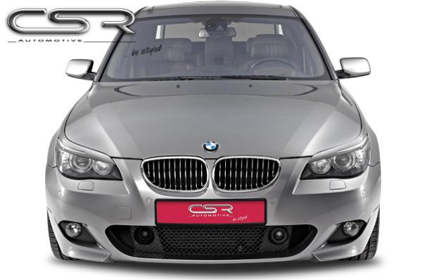 CSR Scheinwerferblenden Carbon Look für BMW 5er E60 / E61 SB121-C Carbon Look Hochglanz (keine Lackierung erforderlich)