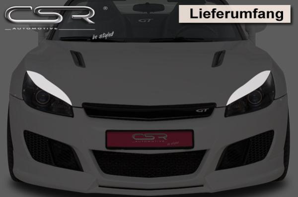CSR Scheinwerferblenden Carbon Look für Opel GT SB151-C Carbon Look Hochglanz (keine Lackierung erforderlich)