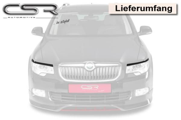 CSR Scheinwerferblenden oben für Skoda Superb 2 SB156