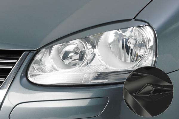 CSR Scheinwerferblenden für VW Golf 5 / Jetta 5 SB160-G Glossy schwarz Hochglanz (keine Lackierung erforderlich)