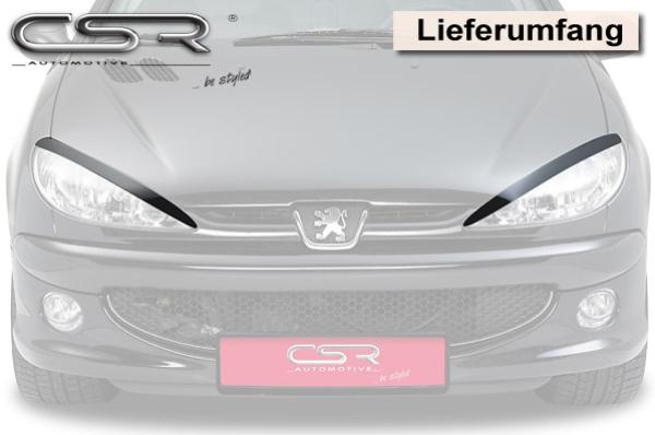 CSR Scheinwerferblenden für Peugeot 206 SB166