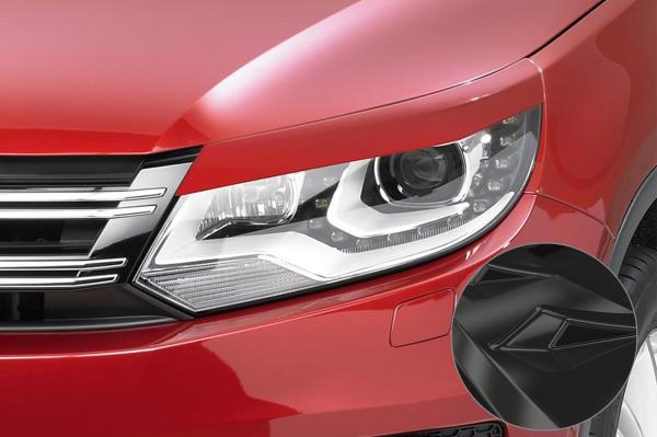 CSR Scheinwerferblenden für VW Tiguan I (5N) SB170-G Glossy schwarz Hochglanz (keine Lackierung erforderlich)