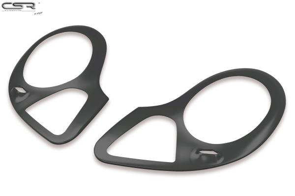 CSR Scheinwerferblenden für Porsche Boxster 986 und für 911/996 SB184-G Glossy schwarz Hochglanz (keine Lackierung erforderlich)