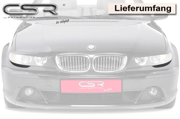 CSR Scheinwerferblenden für BMW 3er E46 SB213