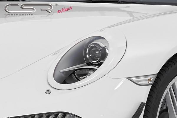 CSR Scheinwerferblenden rund für Porsche 911 / 991 SB214