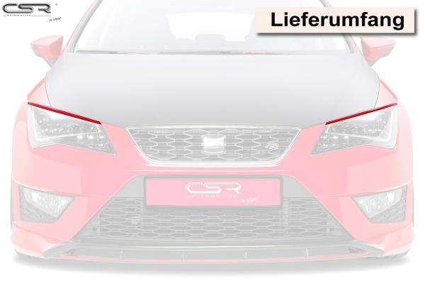 CSR Scheinwerferblenden für Seat Leon 3 (Typ 5F) SB234