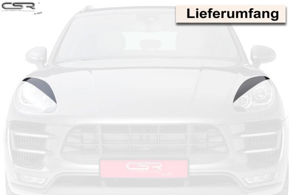 CSR Scheinwerferblenden für Porsche Macan SB241
