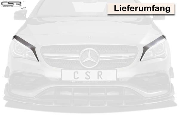 CSR Scheinwerferblenden für Mercedes-Benz CLA X117 / C117 SB283-L Lackierung erforderlich (unlackiert roh)