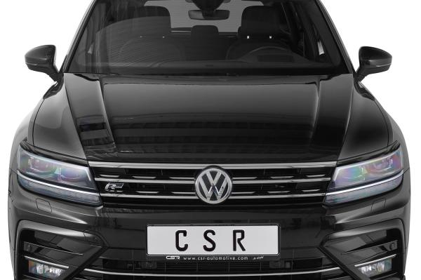 CSR Scheinwerferblenden für VW Tiguan II (Typ AD1) SB286-G Glossy schwarz Hochglanz (keine Lackierung erforderlich)