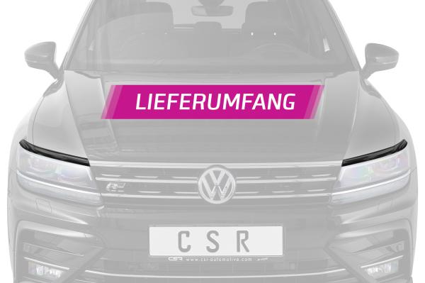 CSR Scheinwerferblenden für VW Tiguan II (Typ AD1) SB286-G Glossy schwarz Hochglanz (keine Lackierung erforderlich)