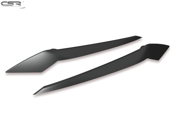 CSR Scheinwerferblenden für VW Polo VI (Typ AW) SB287-G Glossy schwarz Hochglanz (keine Lackierung erforderlich)
