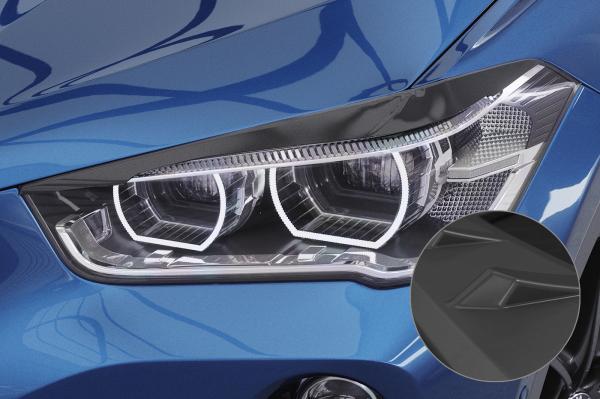 CSR Scheinwerferblenden für BMW X1 F48 SB288-L Lackierung erforderlich (unlackiert roh)