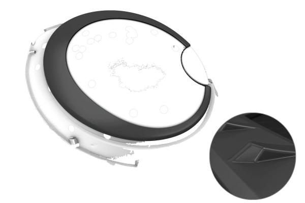 CSR Scheinwerferblenden für Mini R55, R56, R57, R58, R59 SB291-L Lackierung erforderlich (unlackiert roh)