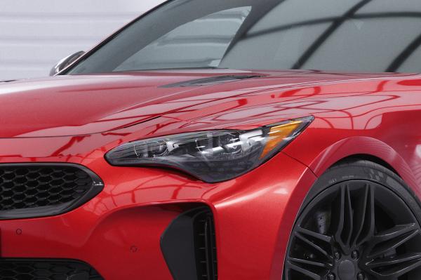 CSR Scheinwerferblenden für Kia Stinger SB296-L Lackierung erforderlich (unlackiert roh)