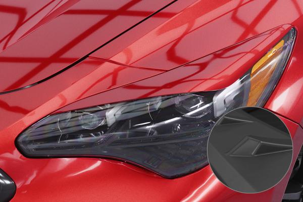 CSR Scheinwerferblenden für Kia Stinger SB296-L Lackierung erforderlich (unlackiert roh)